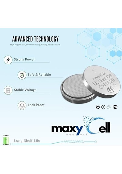 Maxycell 6 Adet Cr1620 Düğme Pil 3v Dl1620 Ecr1620