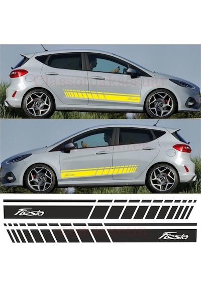 Ford Fiesta Yan Şerit Oto Sticker