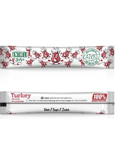 T-Pack Stick Beyaz Toz Şeker 2.5 G