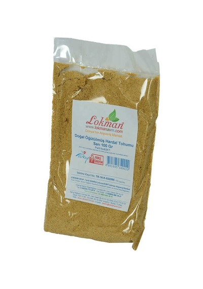 Hardal U Öğütülmüş Doğal Sarı 100 Gr Paket