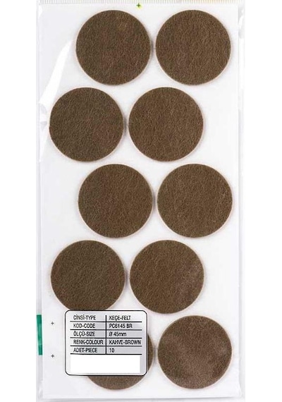 Masa - Sandalye Altı Keçe Çap 45Mm
