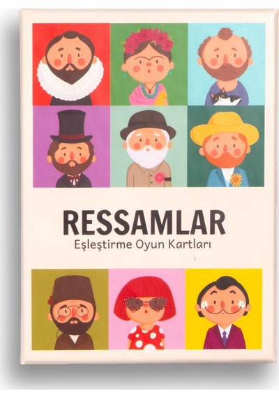 Melimelek Ressamlar Eşleştirme Oyun Kartları