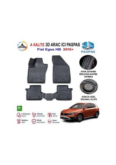 Fiat Egea Hb 3d Paspas Havuzlu Pro 2015 Sonrası