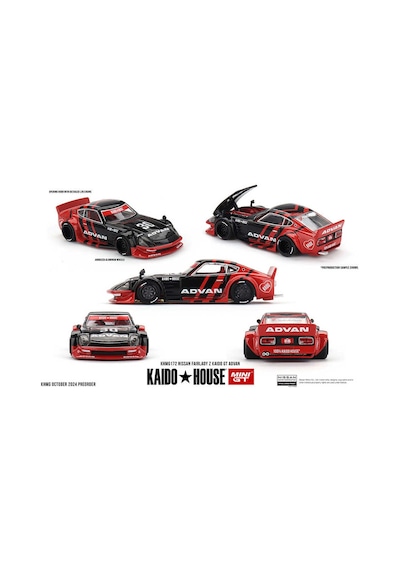 Mini Gt 1/64 172 Nissan Fairlady Z Kaido Gt Advan