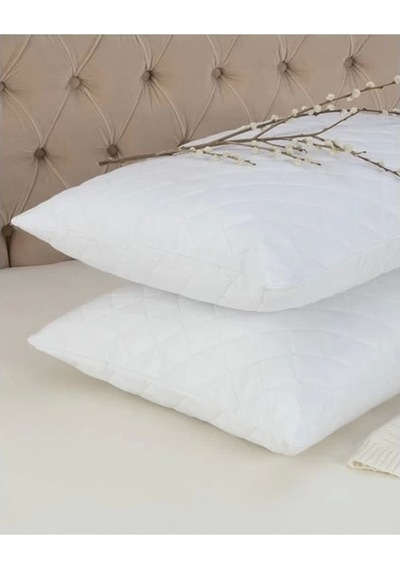 Nivemeshome Elegant Life Sıvı Geçirmez 50x70 Fermuarlı Yastık Alezi Beyaz