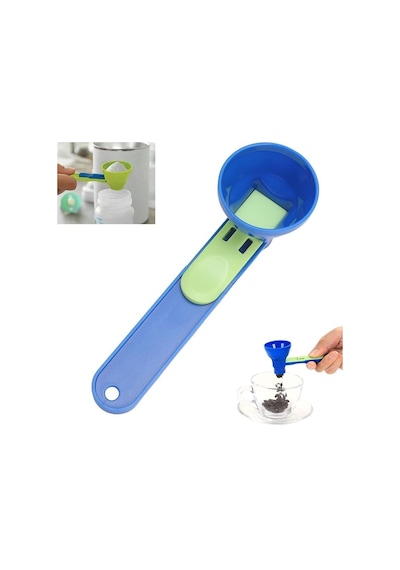 Sn-29959 Kaydırmalı Ayarlı 2in1 Mutfak Ölçü Kaşığı Renkli