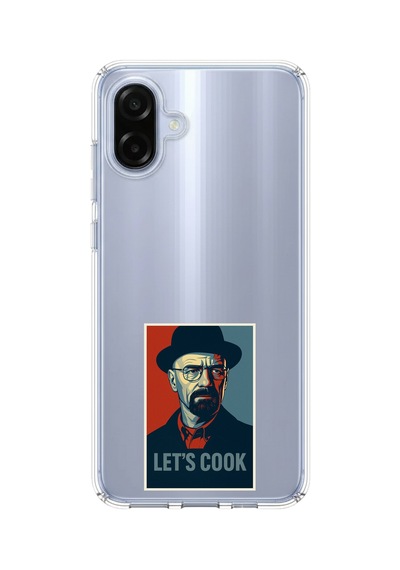 Samsung Galaxy A07 Uyumlu Lets Cook Afiş Baskılı Silikon Kılıf Renkli
