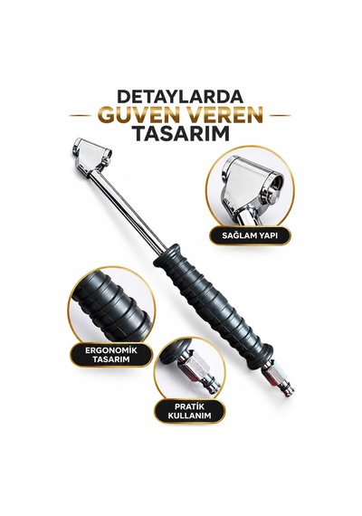 Lastik Şişirme Tabancası Hava Basma Aparatı Hızlı Ve Pratik Şişir