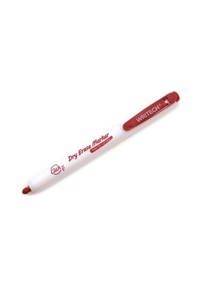 Writech Basmalı Dry Erase Markör Kalem Kırmızı