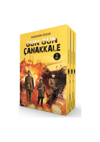 Gün Gün Çanakkale - 3 Cilt - Ccgx-878987