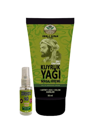 3 Adet Ibn-ı Sina Kuyruk Yağı Kremi 50 Ml + 1 Adet 30 Ml Çörek Otu Yağı