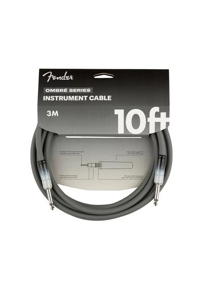 Fender Ombré Düz/düz Uçlu 3m Silver Smoke Enstrüman Kablosu