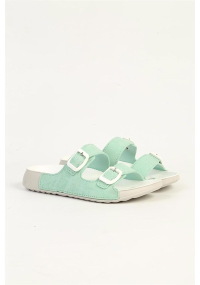 United Colors Of Benetton Çocuk Terlik Mint Yeşili Bn-1420 Yeşil