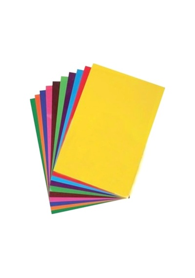 Single Color Fon Kartonu 24x34cm 10 Renk - 3 Paket