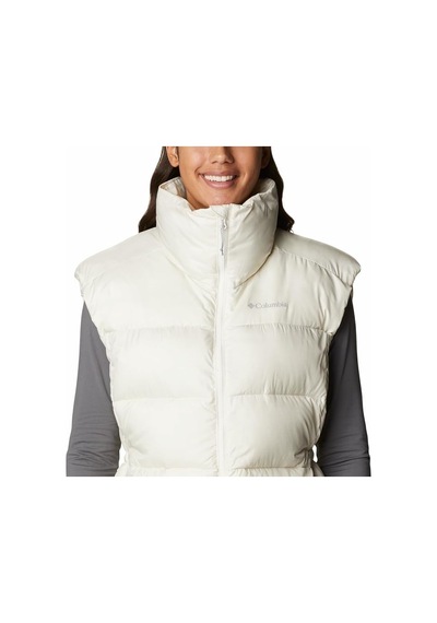 Columbia Puffect Mid Vest Yelek Beyaz