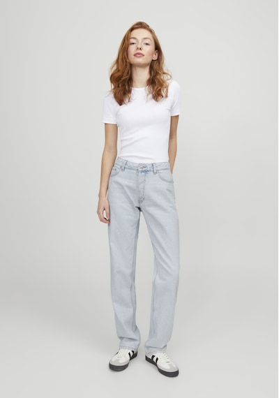 Jack & Jones Kadın Straight Fit Jean - Seoul 12248129 Light Blue Denim Mavi