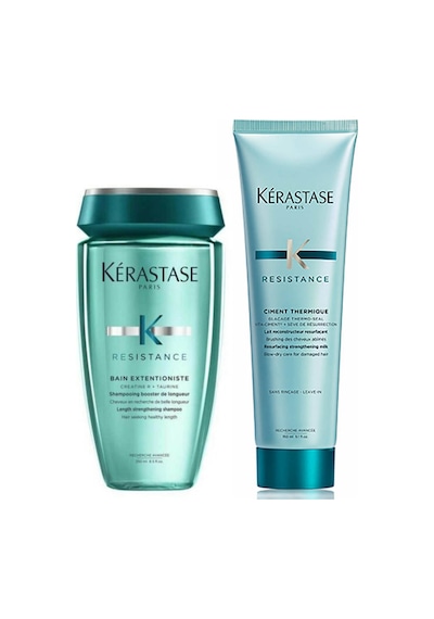 Kerastase Resistance Bain Extentioniste Şampuan 250ml + Resistance Ciment Thermique Bakım Kremi 150ml -tüm Saçlar