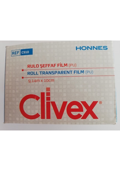 Clivex Rulo Şeffaf Film Pu 9,14 m x 10 cm