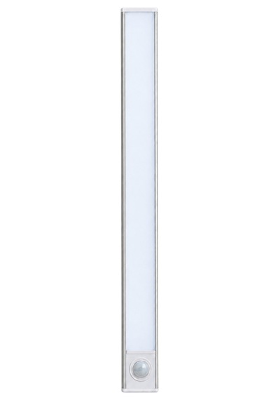 Tıcaro 40 Cm Cct Sensörlü Şarjlı Led Dolap Işığı, 80 Led, 3000 Mah, 1 Adet Gümüş