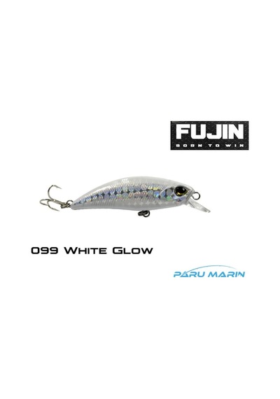 Fujin Ziggy 50Mm Lrf Maket Balık 099 White Glow