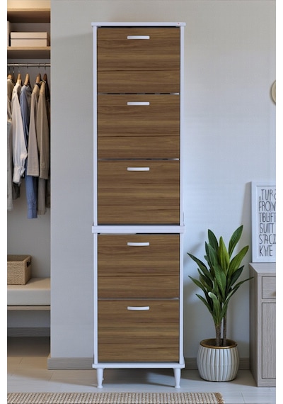 Eliusta Store Ayaklı Ceviz Ayakkabılık 52 Cm Kapı Önü/giyim Odası/antre Uyumlu Ayakkabılık 52x205x26 Cm Ceviz Eliusta Store Ayaklı Ceviz Ayakkabılık 52 Cm Kapı Önü/giyim Odası/antre Uyumlu Ayakkabılık 52x205x26 Cm Ceviz