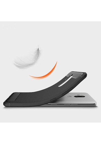 LG Uyumlu G7 Kılıf Zore Room Silikon Kapak Siyah