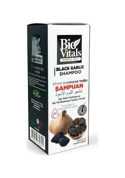 Bio Vitals Siyah Sarımsak Şampuanı 400 ML