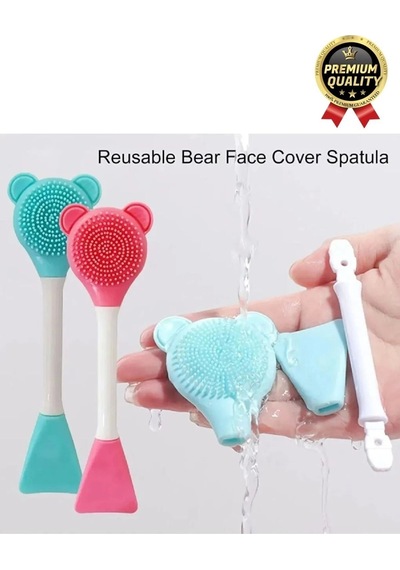 Özel Seri Esnek Yumuşak Silikon Yüz Cilt Krem Maske Uygulama Ve Temizleme Fırçası Spatulası 1 Adet