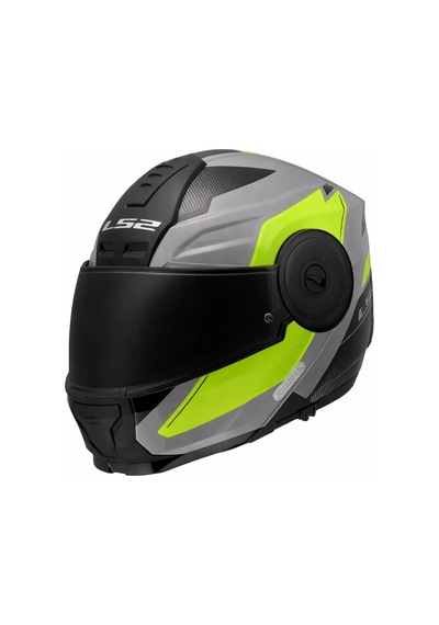 Ls2 Scope 2 Durıa Gri-neon Sarı Kask Siyah Vizör Neon Sarı