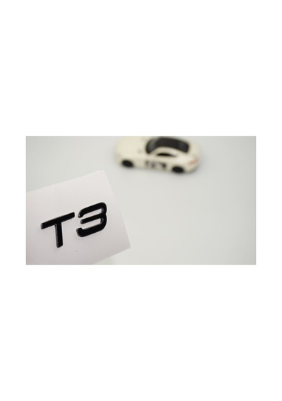T3 Küçük Boy Siyah Bagaj Yazı Logo Volvo İle Uyumlu