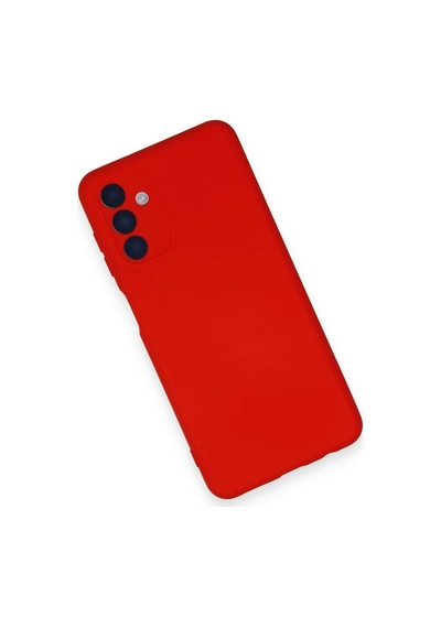 Newface - 987 - Samsung Galaxy A14 4g Kılıf Nano İçi Kadife Silikon - Edntrend - - Kırmızı