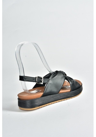 Fox Shoes Siyah Günlük Kadın Sandalet M524022309