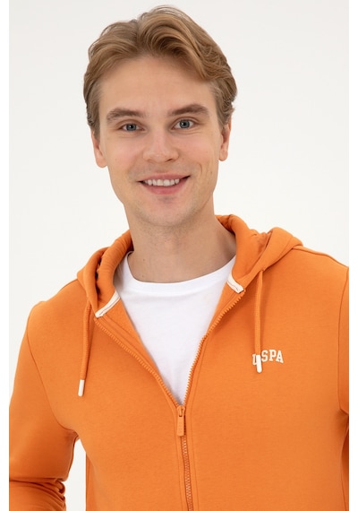 U.S. Polo Assn. Erkek Regular Fit Bakır Şardonlu Örme Hırka 50313755-VR182