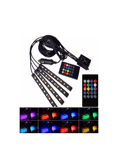Eraks Car Accesorıes Araç İçi Ayak Altı Led Sese Duyarlı 9 Led