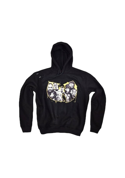 Çocuk Siyah Wutang Baskılı Sweatshirt Siyah
