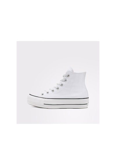 Converse Chuck Taylor All Star Lift Hi Unisex Platform Beyaz Sneaker Siyah