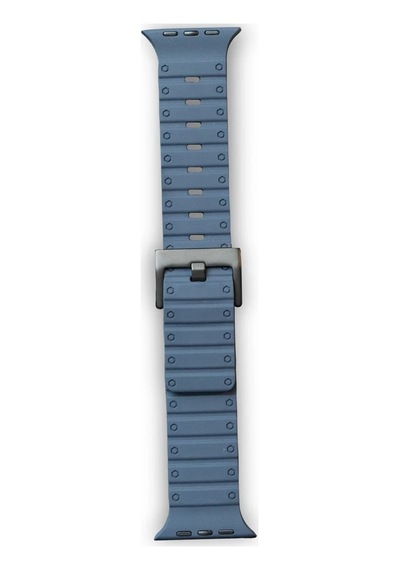 Apple Watch 42mm Uyumlu Magnus Mıknatıslı Silikon Kordon - Mavi
