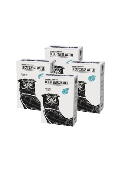 Noir Pit Coffee Co. Decaf Swiss Water Çekirdek Kahve, 4x250g Diğer