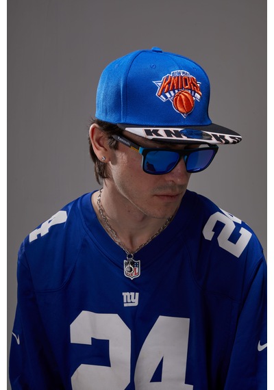 Berellini Knicks Hip-hop Şapka Özel Kolleksiyon Mavi - Siyah