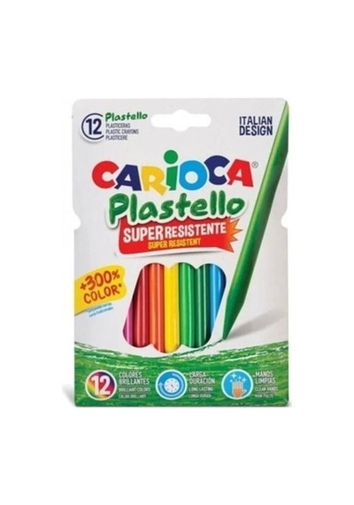 Yıkanabilir Pastel Boya Kalemi, 12'li Set, Kirletmeyen 103 Ivory