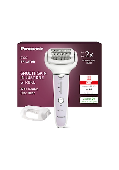 Kadınlar İçin Panasonic Es-ey30 Islak/kuru Epilatör, 60 Cımbızlı Çift Disk, 90 Dönebilen Başlık, 3 Hız Ve Led Işık, 30 Dk. Operasyon, Kablosuz, Saç Çıkarıcı. Kadınlar İçin Panasonic Es-ey30 Islak/kuru Epilatör, 60 Cımbızlı Çift Disk, 90 Dönebilen Başlık, 3 Hız Ve Led Işık, 30 Dk. Operasyon, Kablosuz, Saç Çıkarıcı.