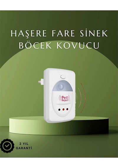 Zenvia Ultrasonik Ses Dalgalarıyla Kimyasalsız Fare Ve Böcek Kovucu Cihaz Znv2026