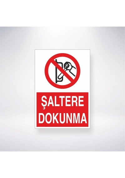 Şaltere Dokunma Sticker 20x28 Cm
