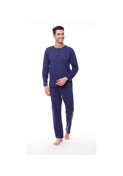 Pijadore 1400 Erkek Uzun Kollu Pijama Takım 001