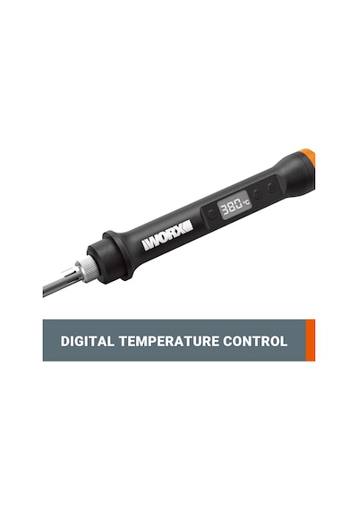 Wx744.9 Makerx 20volt Profesyonel Dijital Lehim Tabancası + 12 Aksesuar Akü Dahil Değildir