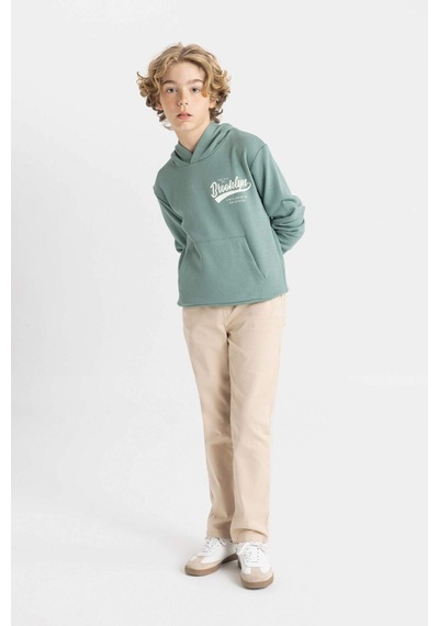 Defacto Erkek Çocuk Yeşil Yazı Baskılı Cepli Kapüşonlu Okul Sweatshirt C7558A824AUGN757 Defacto Erkek Çocuk Yeşil Yazı Baskılı Cepli Kapüşonlu Okul Sweatshirt C7558A824AUGN757