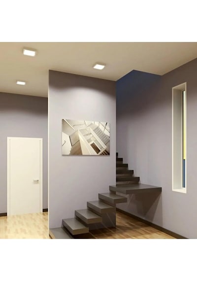 Ack 18w Sıva Üstü Smd Led Panel Armatür 22 22 6500k Beyaz Işık 1530 Lümen