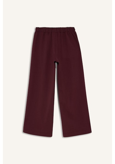 Defacto Kız Çocuk Wide Leg Geniş Paça Pantolon G9114a826spbr210 Bordo-br210