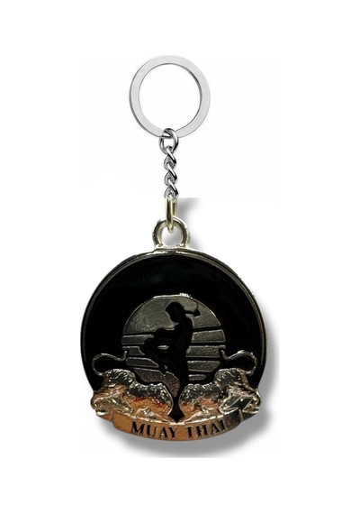 Ringin Ruhu Muay Thai Figürlü Unisex Metal Anahtarlık