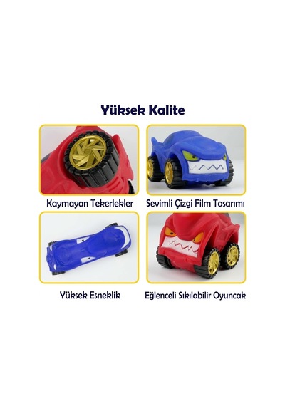 Esnek Sıkılabilir Araba Seti - Fidget 2 Li - 1 Adet - Kyut-900897